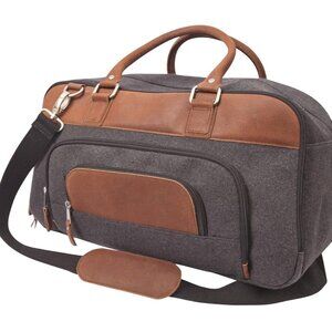Canyon Outback, Wool and Leather Duffel Bag